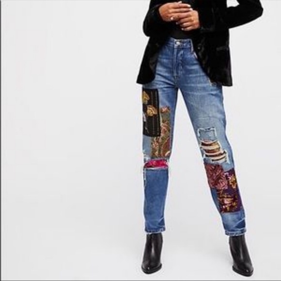 Free People Denim - Free People/ We the Free Luxe Embellished jeans